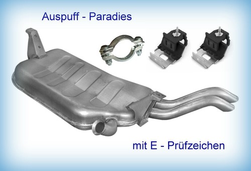 Endschalldämpfer für renault - für,