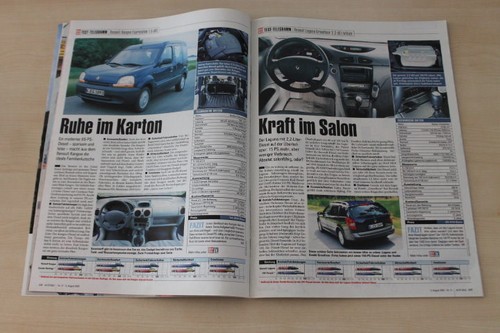 Auto bild 2002 renault - auto, 31/2002