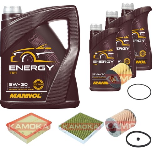 Inspektionspaket mannol - inspektionspaket, 8l